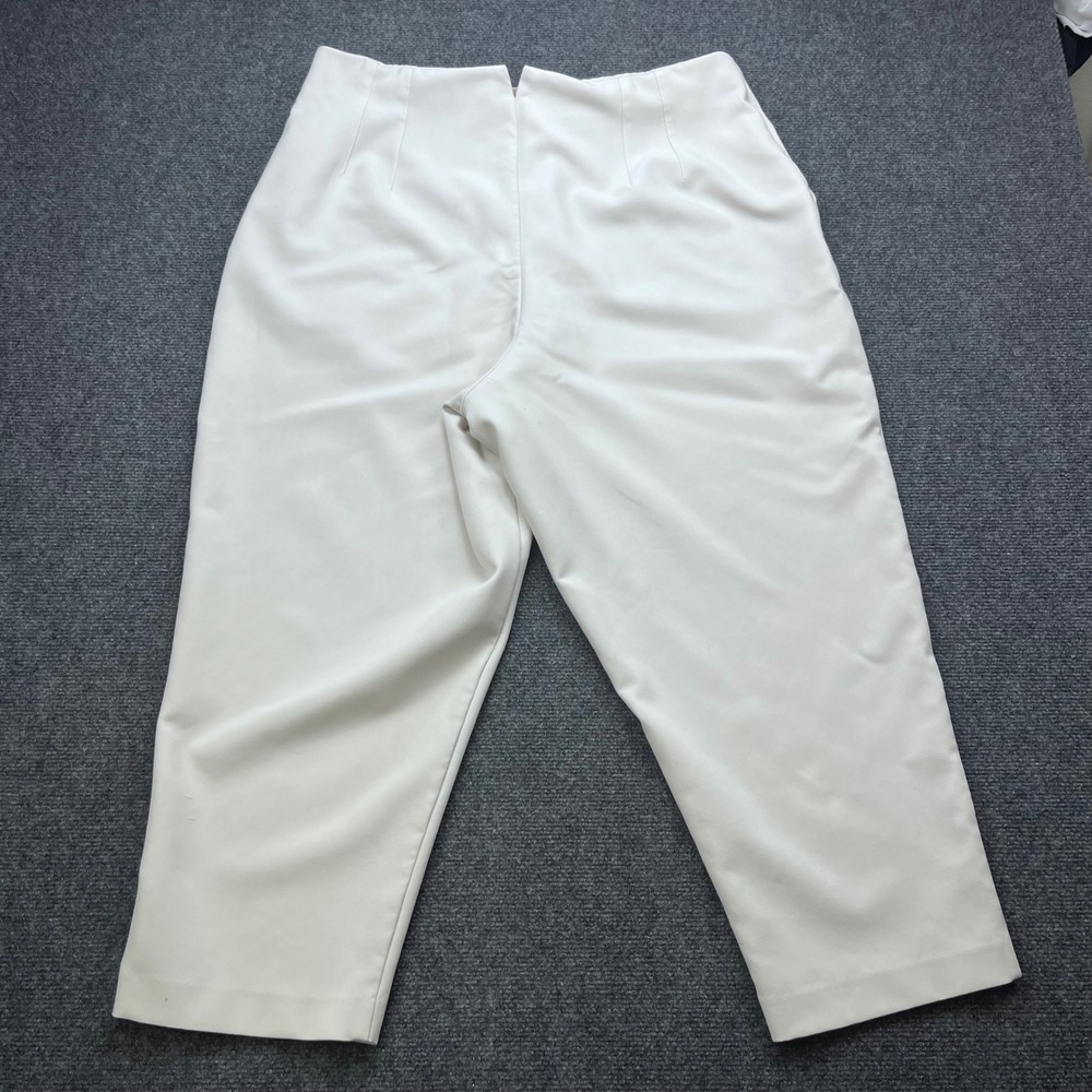 Love Bonito High Waist Tapered Office Career Cream White Trousers 11F4030031 - Picture 4 of 7